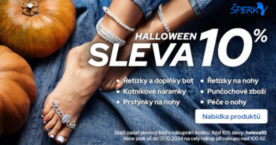 🎃 HALLOWEEN Sleva 10 % na šperky na nohy! 🎃