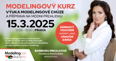 Tip na vánoční dárek, modelingový kurz, výuka modelingové chůze, příprava na módní přehlídku, dárkový voucher, Barbora Mikulková, sebevědomí, držení těla, pózování pro fotografy, koordinace pohybu, modelingová chůze, Praha, kurz pro dívky, dovednosti, zkušenosti, kariéra v modelingu